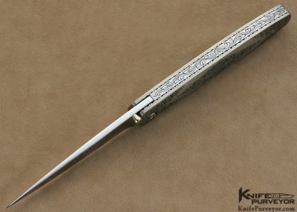 Andy Shinosky Custom Knife Sole Authorship Engraved Linerlock - Image 6