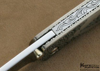 Andy Shinosky Custom Knife Sole Authorship Engraved Linerlock - Image 7