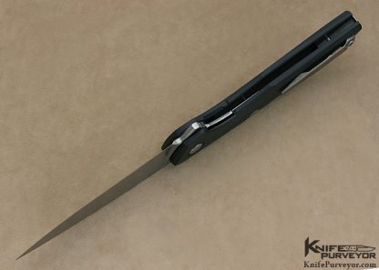 Igor Shirogorov Custom Knife Stone Washed ATS-34 & 3D Machined G-10 "HAITI" Flipper - Image 5