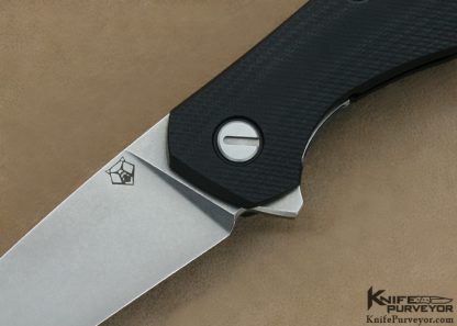 Igor Shirogorov Custom Knife Stone Washed ATS-34 & 3D Machined G-10 "HAITI" Flipper - Image 2
