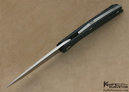 Igor Shirogorov Custom Knife Stone Washed ATS-34 & 3D Machined G-10 "HAITI" Flipper - Image 4