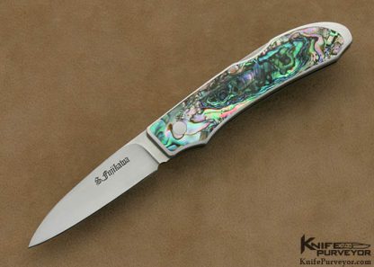 Shun Fujikawa Custom Knife Abalone Lockback Folder