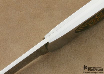 Shun Fujikawa Custom Knives Blacklip Tahitian Pearl Makie Lockback - Image 5