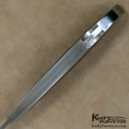 Shun Fujikawa Custom Knife Blacklip Tahitian Pearl Shell Lockback with 24Kt Gold Makie Overlays - Image 5