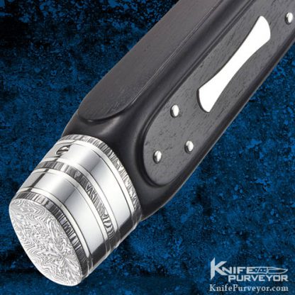 Josh Smith's Custom Knife Sole Authorship Damascus Searles Bowie - Image 6