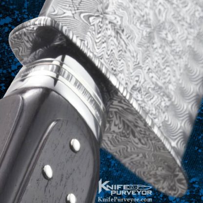 Josh Smith's Custom Knife Sole Authorship Damascus Searles Bowie - Image 9
