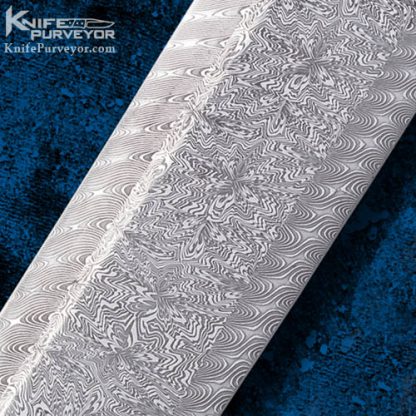 Josh Smith's Custom Knife Sole Authorship Damascus Searles Bowie - Image 4