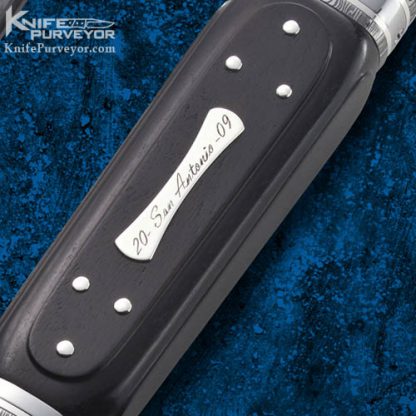 Josh Smith's Custom Knife Sole Authorship Damascus Searles Bowie - Image 5