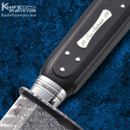 Josh Smith's Custom Knife Sole Authorship Damascus Searles Bowie - Image 3