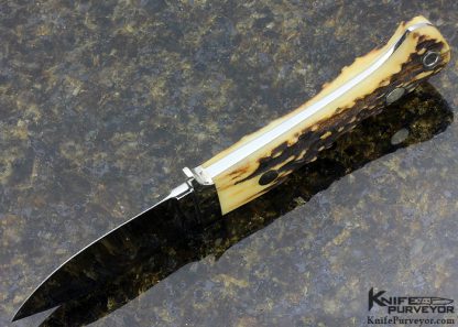 S.R. Johnson Custom Knife Stag "Short Hunter" - Image 5