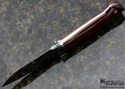 S.R. Johnson Custom Knife Desert Ironwood Drop Point Hunter - Image 5