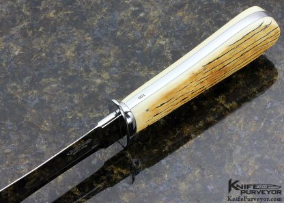 SR Johnson Custom Knife #001 "Coke Bottle" Symmetrical  Dagger - Image 5