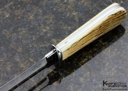 SR Johnson Custom Knife #001 "Coke Bottle" Symmetrical  Dagger - Image 4