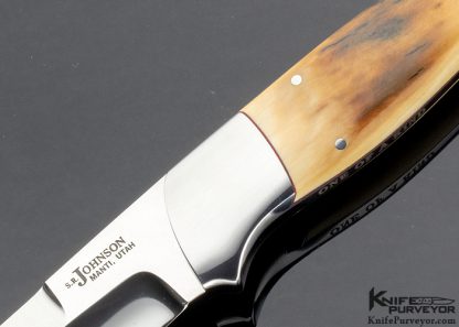 S.R. Johnson Custom Knife One of a Kind Mammoth Fixed Blade - Image 2