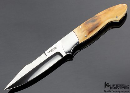 S.R. Johnson Custom Knife One of a Kind Mammoth Fixed Blade
