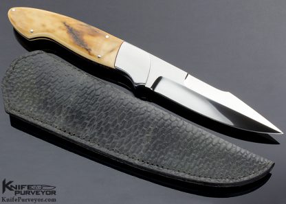S.R. Johnson Custom Knife One of a Kind Mammoth Fixed Blade - Image 3