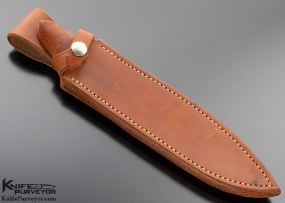 S. R. Johnson Custom Knife "One of a Kind" Fighter with Sambar Stag - Image 7
