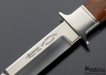 Collaboration Dietmar Kressler and SR Johnson Custom Knife Ironwood - Image 2