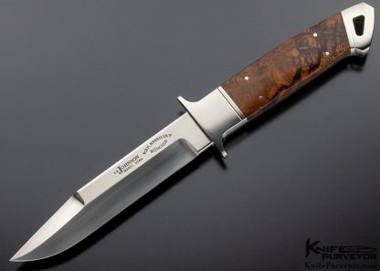 Collaboration Dietmar Kressler and SR Johnson Custom Knife Ironwood