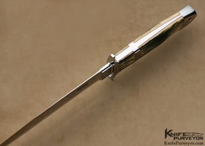 S.R. Johnson Custom Knife Big Bear Subhilt Fighter with Butt Cap - Image 5