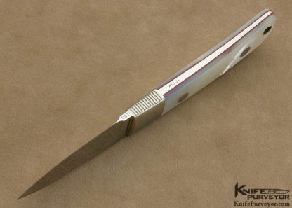 SR Johnson Custom Knife Mother of Pearl Shell 001 City Knife - Image 6