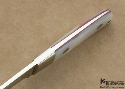 SR Johnson Custom Knife Mother of Pearl Shell 001 City Knife - Image 5