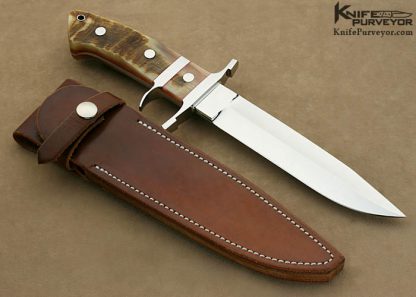 SR Johnson Custom Knife Big Horn Sheep Subhilt Wilderness - Image 3