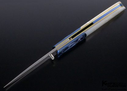 Stan Fujisaka Custom Knife Mother of Pearl Linerlock - Image 5