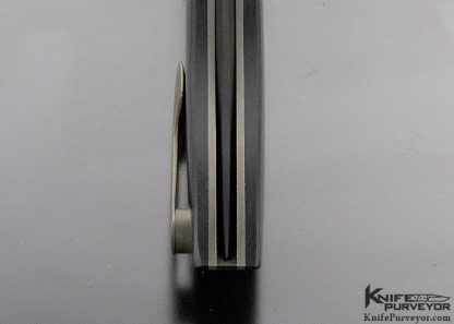 Stan Wilson Custom Knife Black G10 Non-Flipper Flipper - Image 6