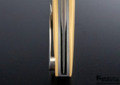 Stan Wilson Custom Knife Westinghouse Micarta NFF "Non Flipper Flipper" - Image 9