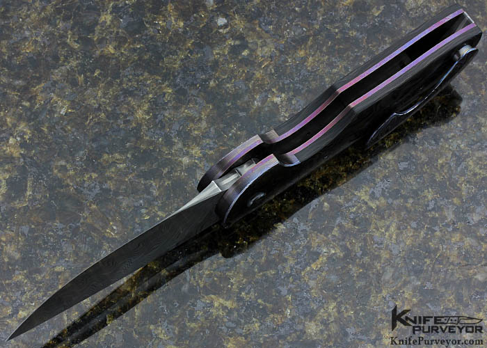 Stan Wilson Custom Knife Chad Nichols San Mai Damascus 