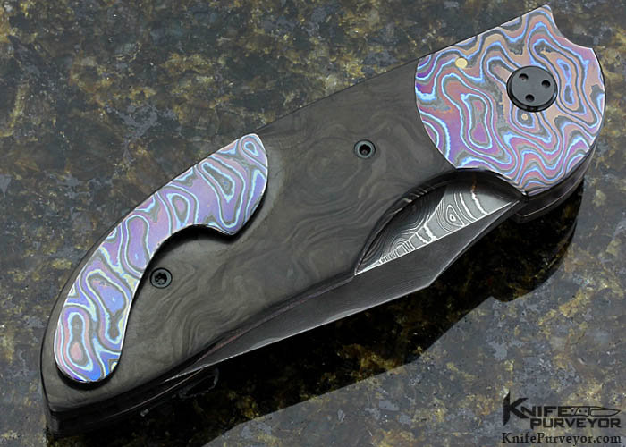 Stan Wilson Custom Knife Chad Nichols San Mai Damascus 