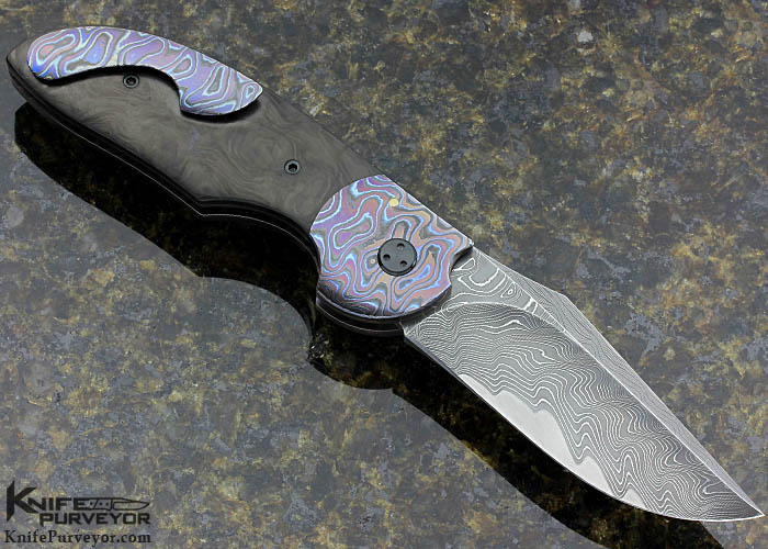 Stan Wilson Custom Knife Chad Nichols San Mai Damascus 