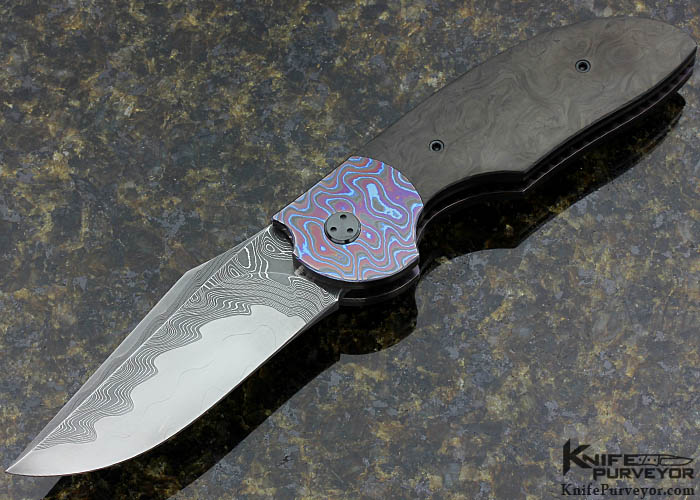 Stan Wilson Custom Knife Chad Nichols San Mai Damascus 