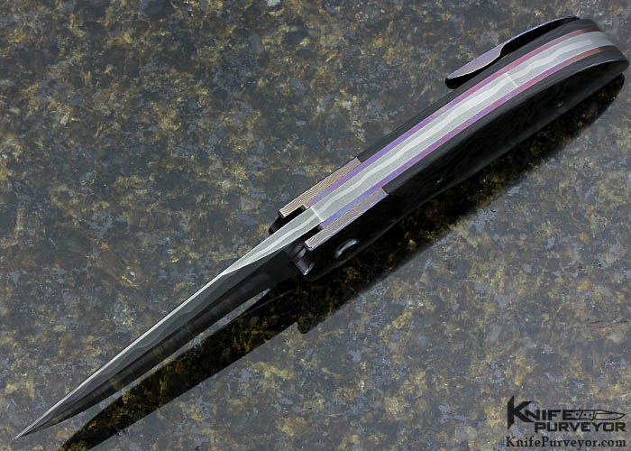 Stan Wilson Custom Knife Chad Nichols San Mai Damascus 