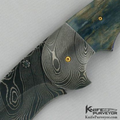 Stan Wilson Custom Knife Damascus Double Action Auto October 24 2012 - Image 2