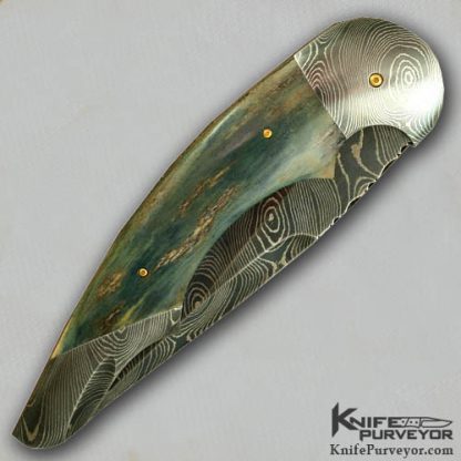 Stan Wilson Custom Knife Damascus Double Action Auto October 24 2012 - Image 3