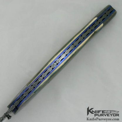Stan Wilson Custom Knife Damascus Double Action Auto October 24 2012 - Image 4