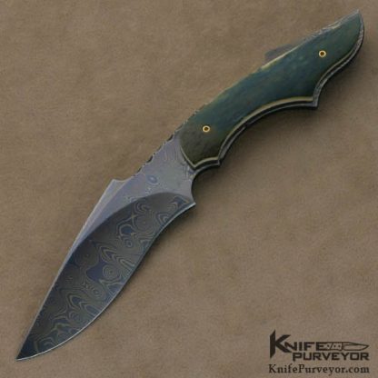 Stan Wilson Custom Knives Damascus Necker
