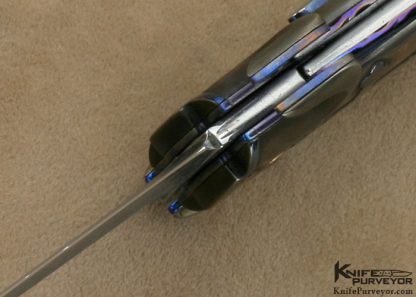 Stephen Olszewski Custom Knife "Crusader" Lever Release Linerlock - Image 11