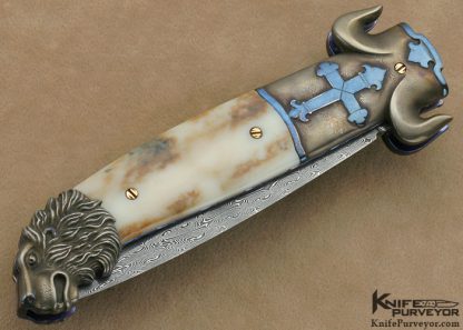 Stephen Olszewski Custom Knife "Crusader" Lever Release Linerlock - Image 4