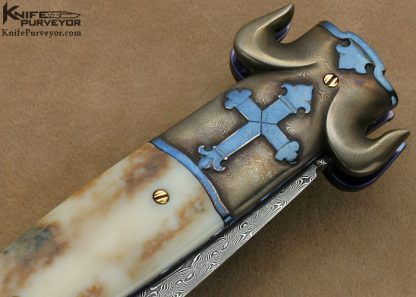 Stephen Olszewski Custom Knife "Crusader" Lever Release Linerlock - Image 6