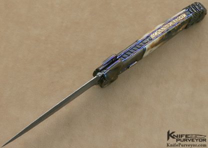 Stephen Olszewski Custom Knife "Crusader" Lever Release Linerlock - Image 7