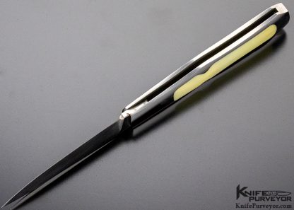 Steve Hoel Custom Knife Interframe Fossil Walrus Coke Bottle - Image 6