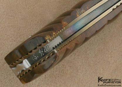 Steve Hill Custom Knife "Dangerous Purves" Auto - Image 8