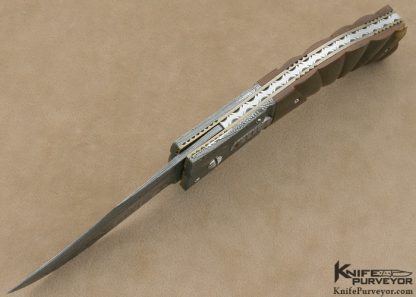 Steve Hill Custom Knife "Dangerous Purves" Auto - Image 6