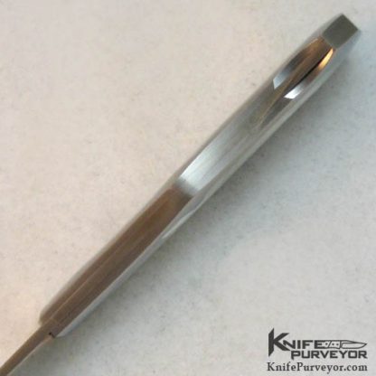 Steve Hoel Custom Knife Mother of Pearl Coke Bottle Lockback - Image 4