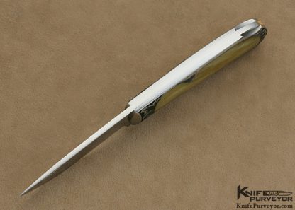 Steve Lindsay Engraved Steve Hoel Big Horn Sheep Interframe Lockback - Image 5