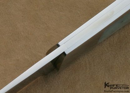 Steve Hoel Custom Knives Triple Interframe Burmese Jade Lockback Coke Bottle Dagger - Image 5