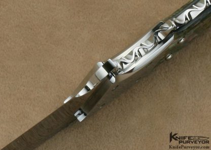Steve Likarich Custom Knife Abalone Shell and Titanium Hunter - Image 7